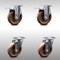 Service Caster 5 Inch SS High Temp Glass Filled Nylon Top Plate Caster Total Lock Brakes, 2PK SCC-SSTTL20S514-GFNSHT-2-S-2 - alternate 1